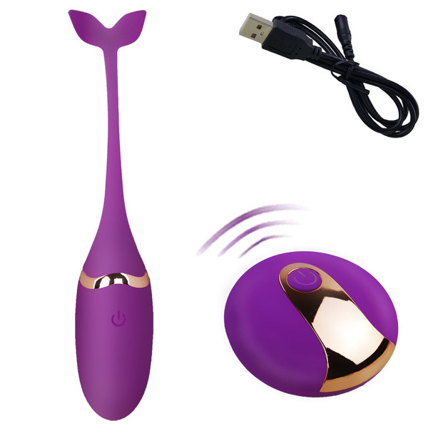 批发USB充电无线遥控跳蛋 夫妻情趣挑逗触控鱼尾小蝌蚪成人性用品