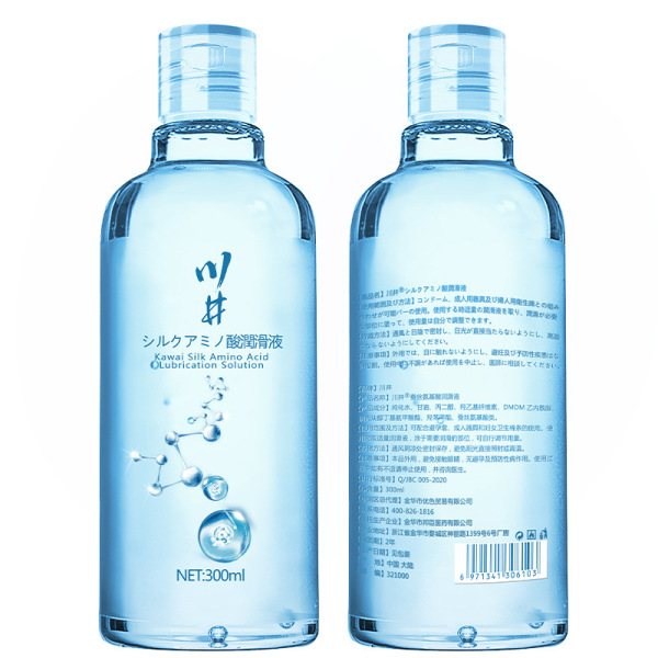 川井蚕丝氨基酸润滑液300ml（含尖嘴）男女共用水溶爽滑免洗润滑剂成人情趣性用品