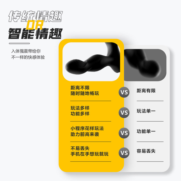 谜姬毒龙钻前列腺按摩器男用电动震动USB针孔充电男性小程序后庭震动棒同志自慰器成人用品