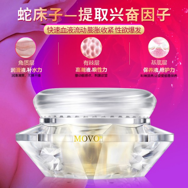 MOVO蜜潮丹女用白钻紧润丹2粒装颗粒凝胶女性快感液凝露成人情趣用品