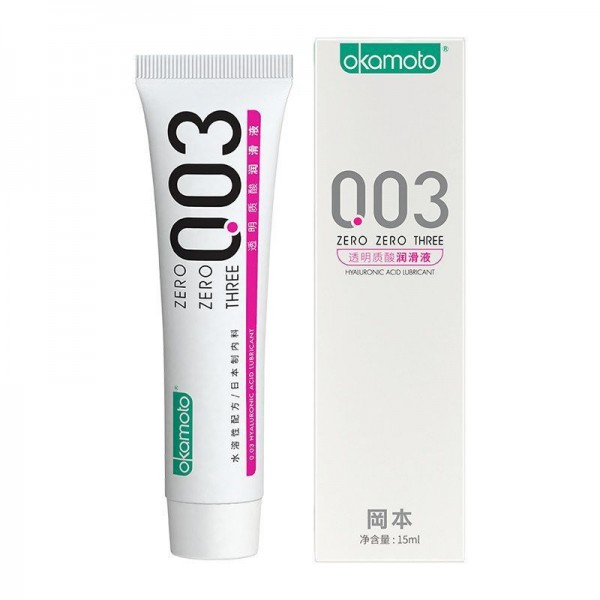 【美团必备】冈本003透明质酸润滑液15ml男女共用情趣润滑用品成人用品