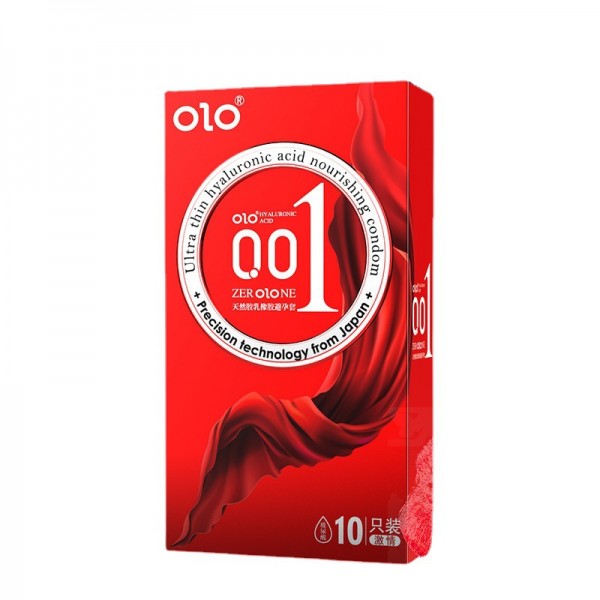 OLO赤薄玻尿酸001超薄避孕套安全套成人情趣46540