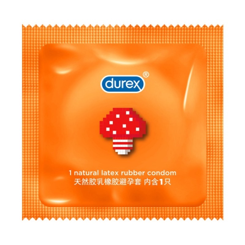 Durex杜蕾斯凸点螺纹装避孕套男用3只装安全套成人计生性用品