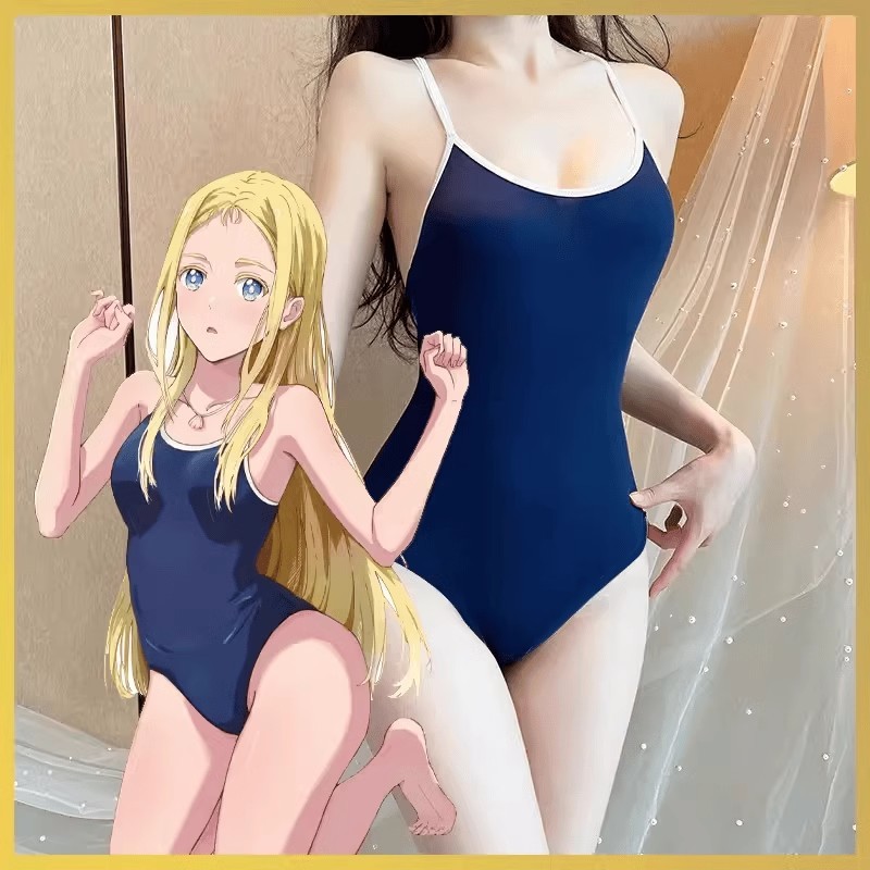 连体衣泳装死库水性感薄透明牛奶丝吊带紧身衣泳衣成人情趣内衣